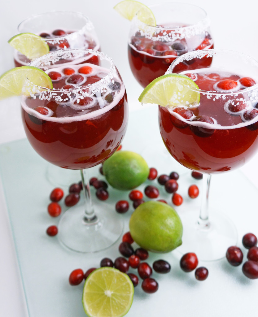 Cranberry And Lime Margaritas