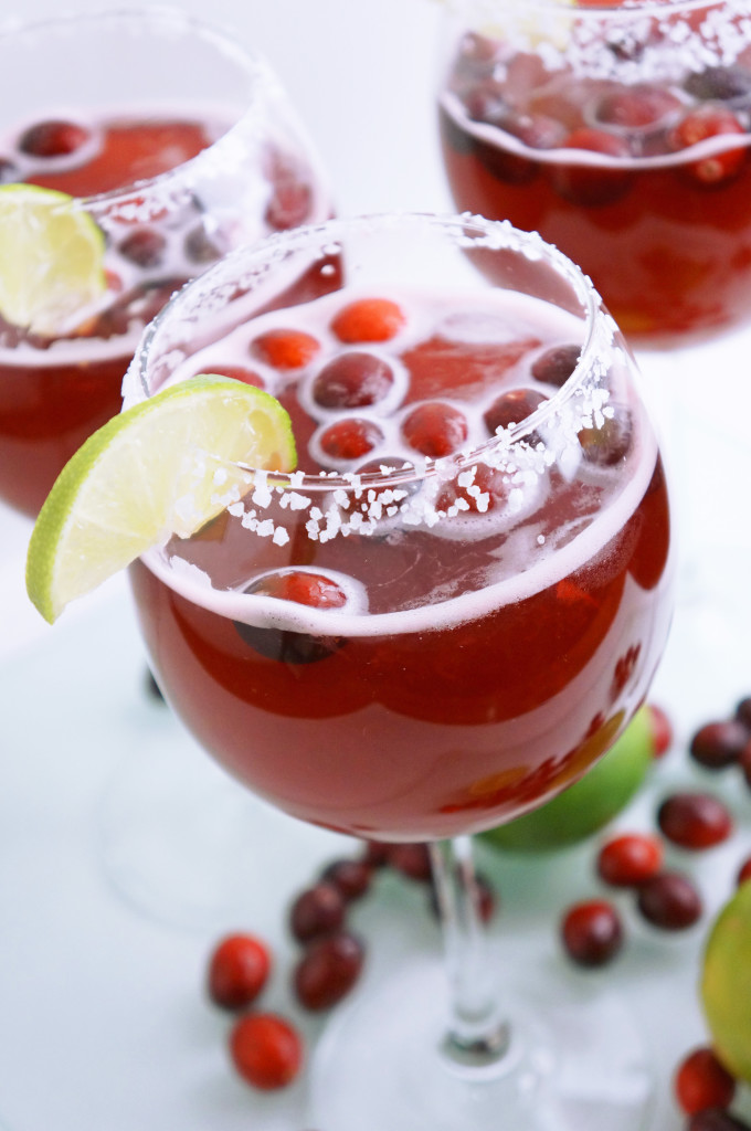 Cranberry And Lime Margaritas