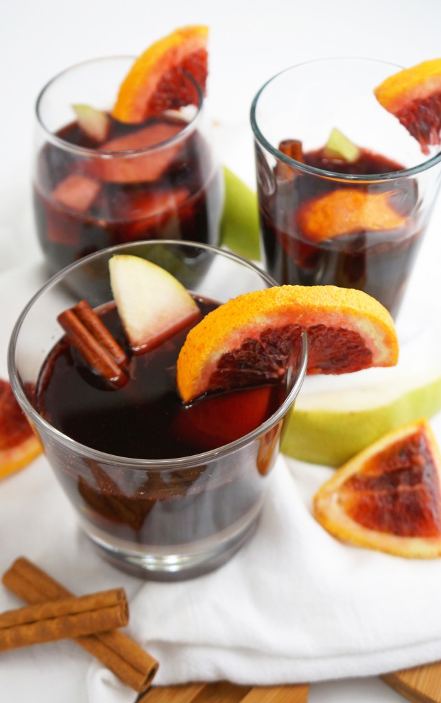 Blood Orange Mulled Bourbon Frisker Cocktail