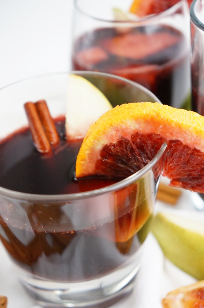 Blood Orange Mulled Bourbon Frisker Cocktail