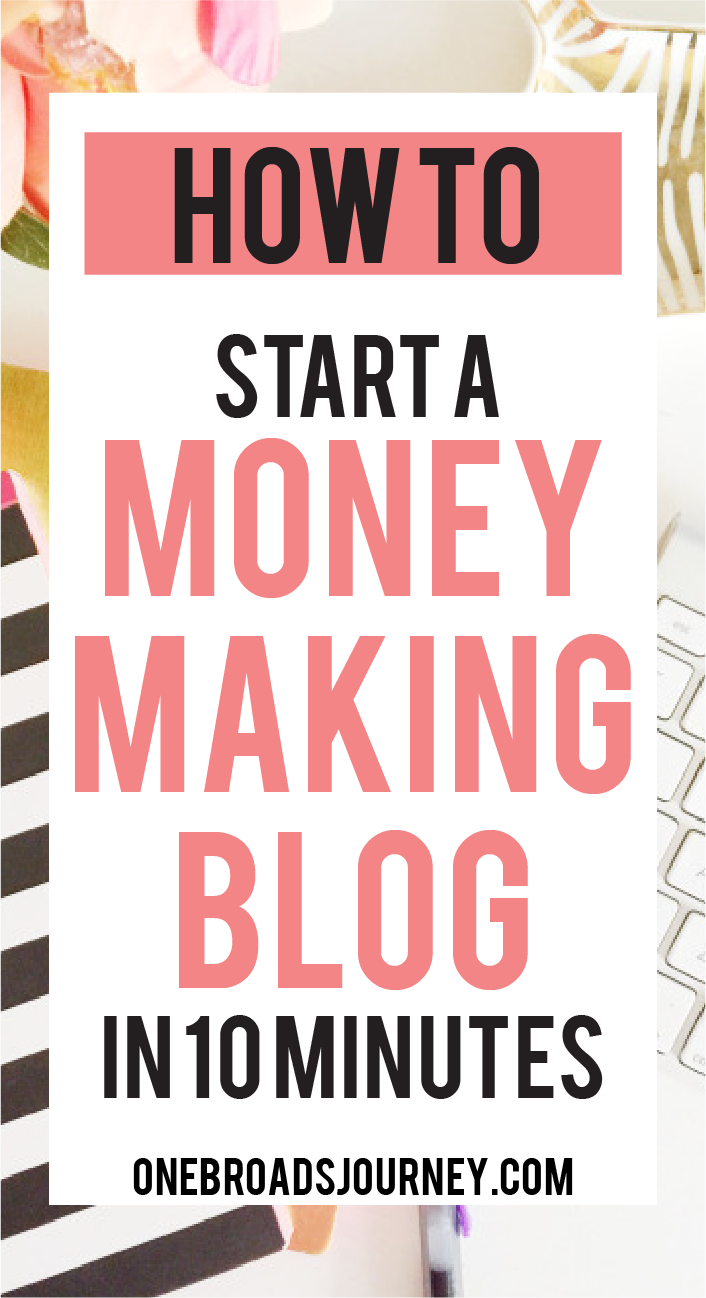 How to start a blog and make money