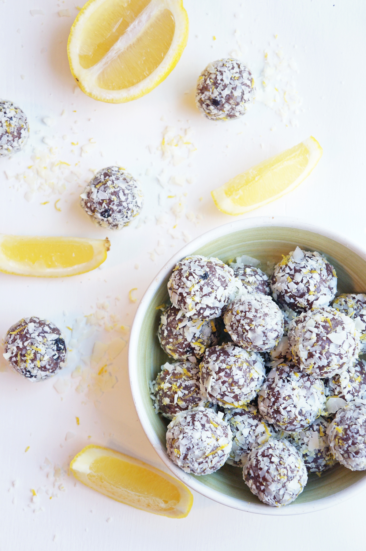 Blueberry Coconut Protein Balls