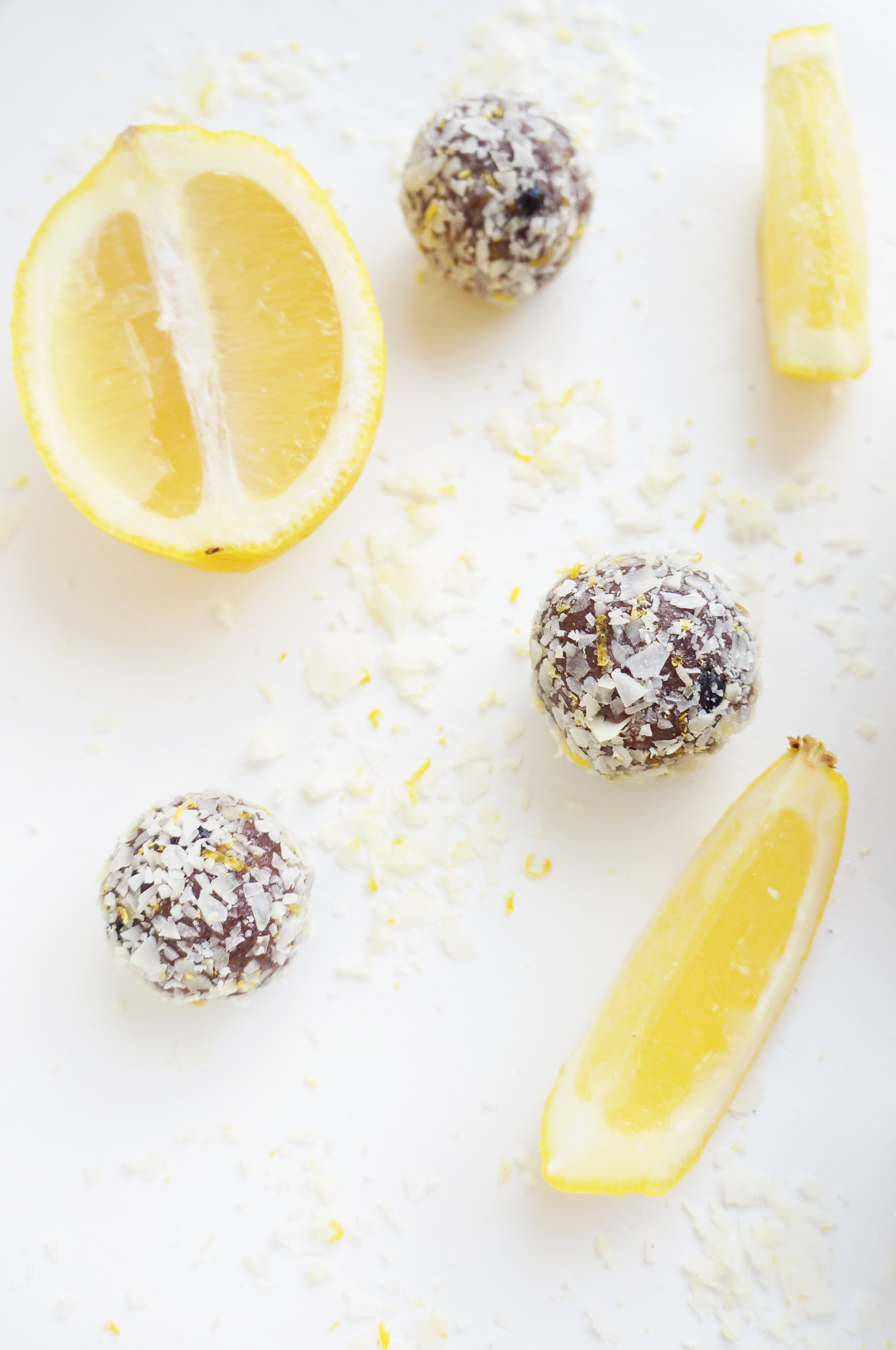 Blueberry Coconut Protein Balls