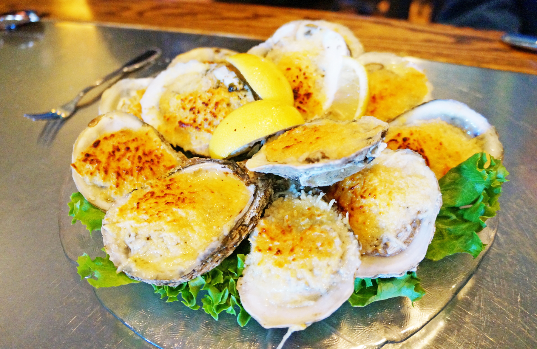 Carmel Oysters on the half shell