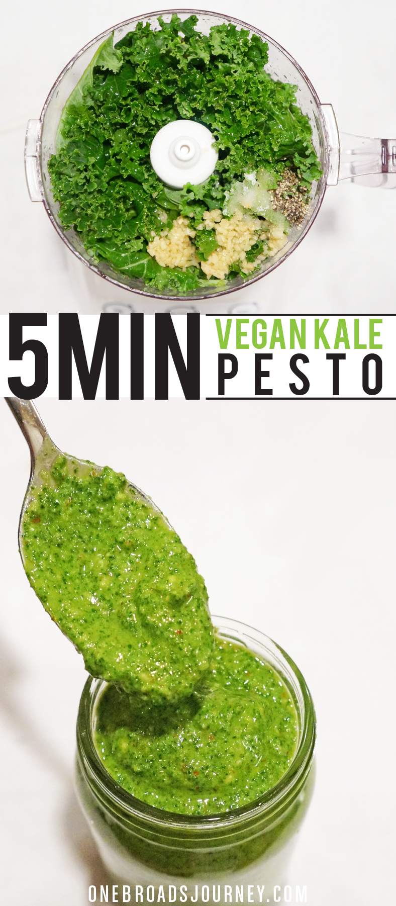 Vegan Kale Pesto with Almonds