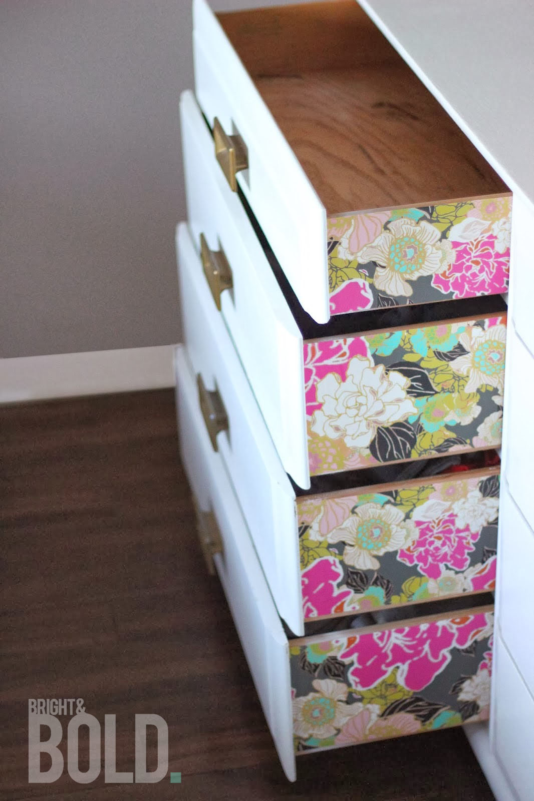 Wallpaper Lined Drawers OBJ