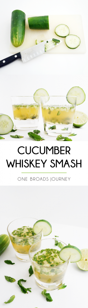 Cucumber Whiskey Smash