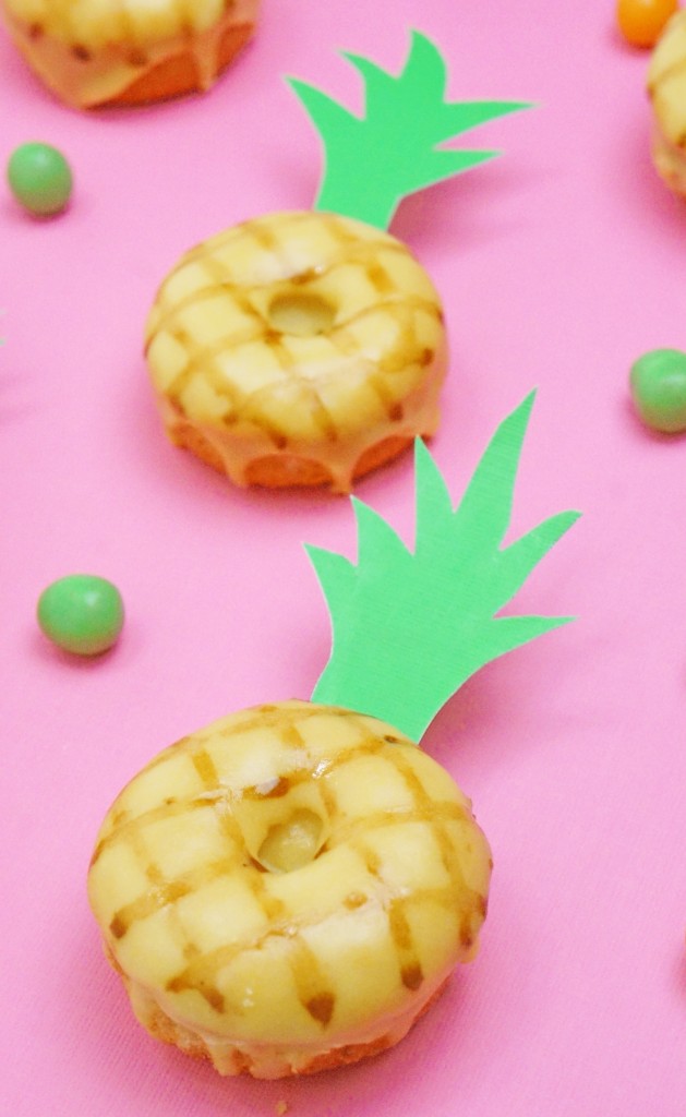 DIY Pineapple Donuts www.onebroadsjourney.com