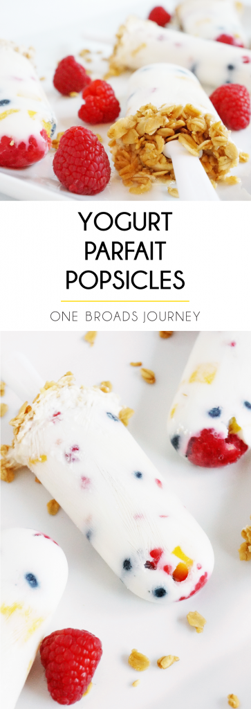 Yogurt Parfait Popsicles