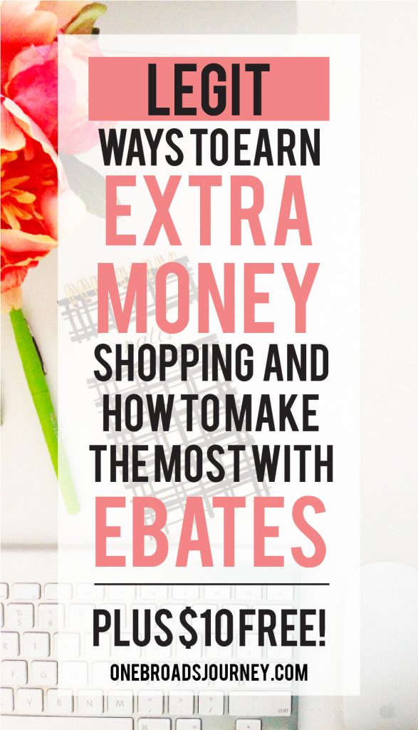 How to earn extra money when shopping with Ebates. Is it legit? Find out how one blogger earns money each month!