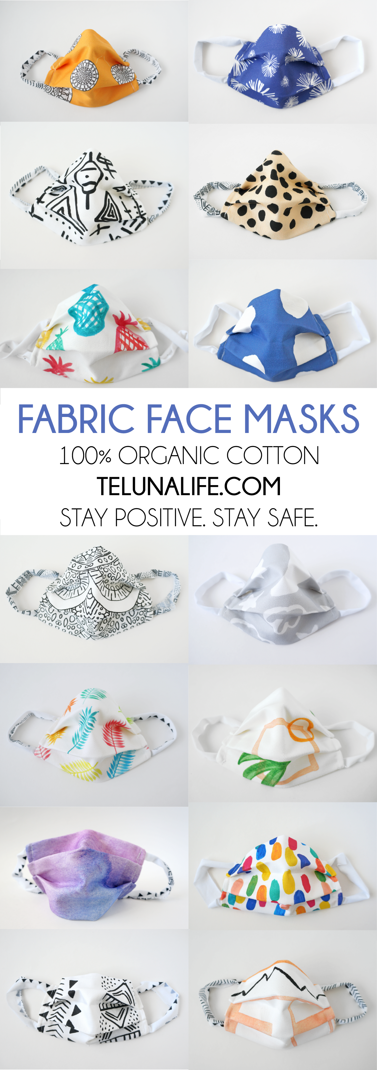Fabric Face Masks by Teluna
