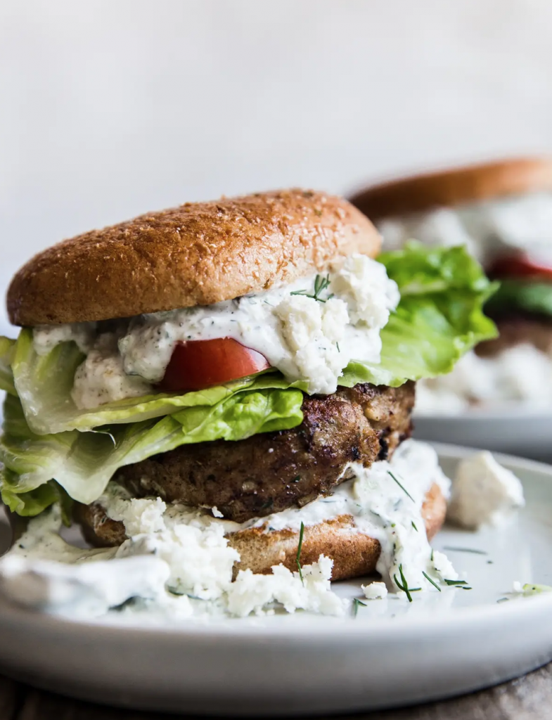 Mediterranean Turkey Burgers 