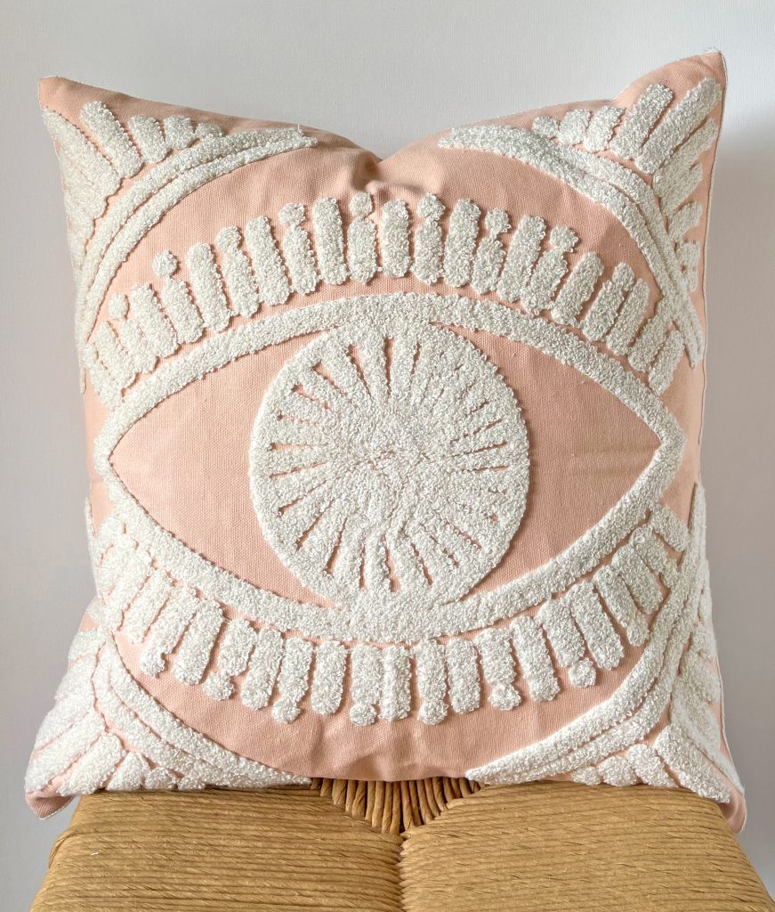 Spirit Eye Textured Pillow - 8 Gorgeous Textured Tufted Pillows