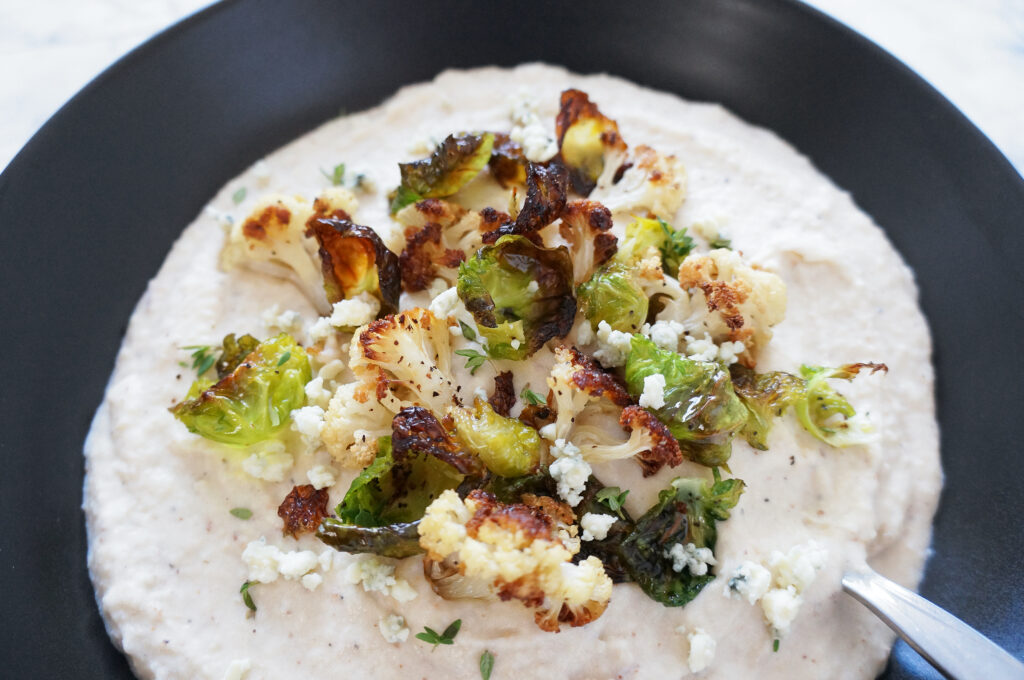 Soup Brussel Sprouts Cheese