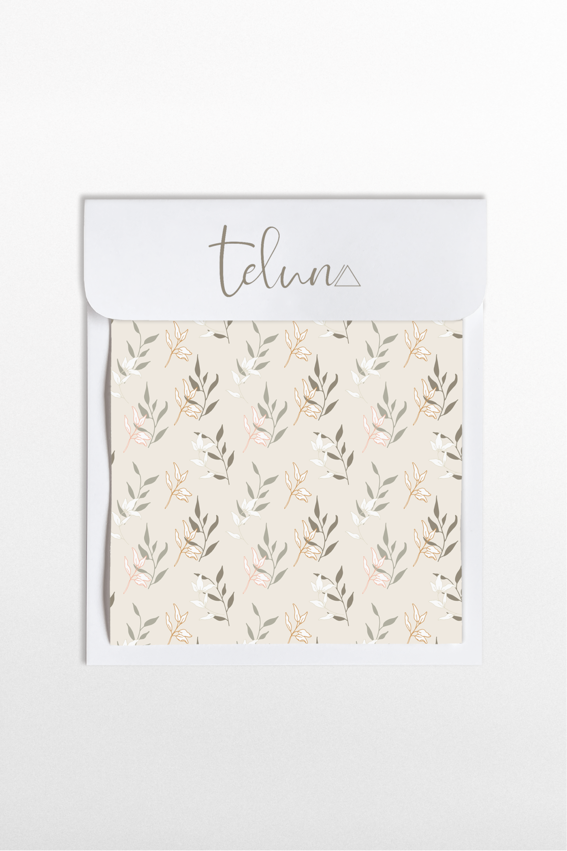 hazel botanical modern pattern design by Teluna