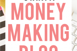 How to start a blog and make money