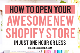 How to open a new online shop in minutes with Shopify