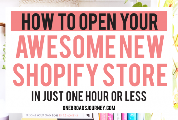 How to open a new online shop in minutes with Shopify