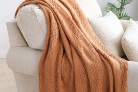 textured throw pillow